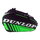 Torba na rakiety Dunlop Paletero Intro (torba na padel, 1 główna komora) czarna/zielona 3-osobowa